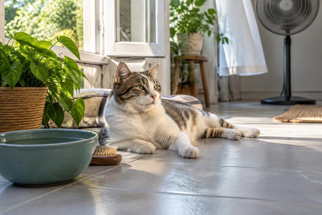 découvrez des astuces naturelles pour rafraîchir votre chat en été : fraîcheur, hydratation et gestes simples pour l’aider à mieux supporter la chaleur.